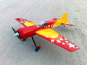 Yak 55 SP 2.1 m Star Scheme red/yellow